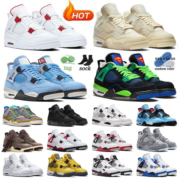 2023 new 4s basketball shoes jumpman 4 og sneakers red metallic sail university blue doernbecher military black cat kaws grey violet ore men
2023 new 4s basketball shoes jumpman 4 og sneakers red metallic sail university blue doernbecher military black cat kaws grey violet ore men
