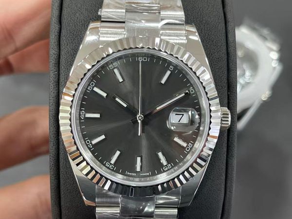 clean m126334 luxury watch log type 41mm grey dial 3235 mechanical movement 72-hour kinetic energy storage 904l steel men's business ca, Slivery;brown
clean m126334 luxury watch log type 41mm grey dial 3235 mechanical movement 72-hour kinetic energy storage 904l steel men's business ca, Slivery;brown