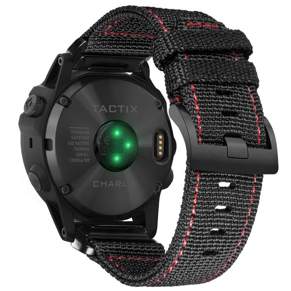 watch bands hemsut quickfit garmin watch bands black red nylon sports strap woven loops for instinct fenix marq 20mm 22mm 26mm t221213, Black;brown
watch bands hemsut quickfit garmin watch bands black red nylon sports strap woven loops for instinct fenix marq 20mm 22mm 26mm t221213, Black;brown