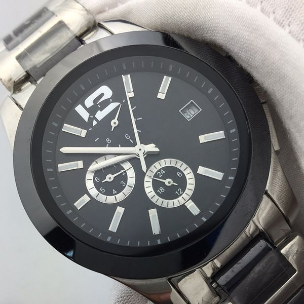 2021 business watch stainless steel three-eye calendar mechanical automatic men's watch, Slivery;golden
2021 business watch stainless steel three-eye calendar mechanical automatic men's watch, Slivery;golden