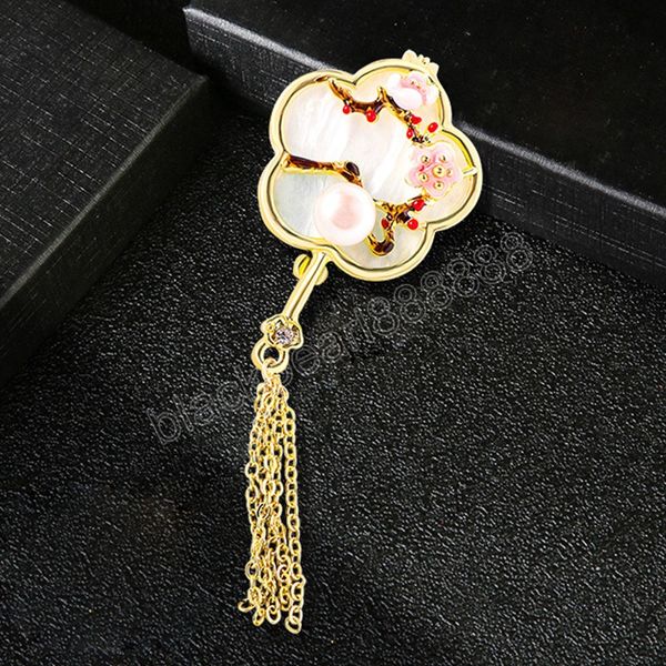 vintage chinese style tassel brooches women girls elegant flower imitation pearls brooch pins ladies scarf sweater accessories, Gray
vintage chinese style tassel brooches women girls elegant flower imitation pearls brooch pins ladies scarf sweater accessories, Gray