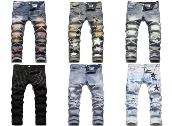 men distressed ripped jeans new skinny motorcycle biker slim denim pants size 2938 streetwear mens jeans js30912171176, Blue
men distressed ripped jeans new skinny motorcycle biker slim denim pants size 2938 streetwear mens jeans js30912171176, Blue