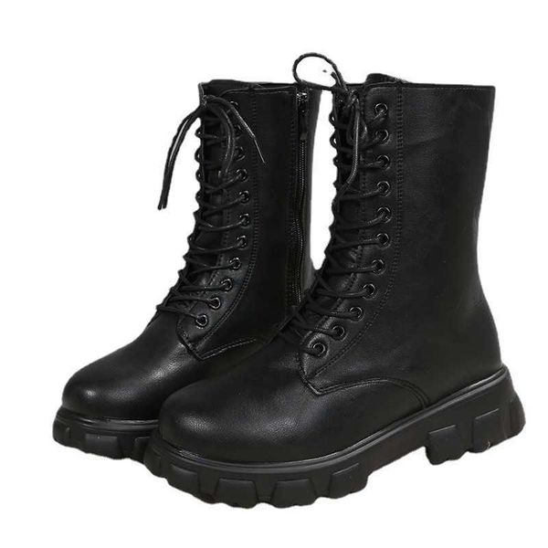 boots martin women's british style new thick bottom round head side zipper patent leather mid-well women shoes 221213, Black
boots martin women's british style new thick bottom round head side zipper patent leather mid-well women shoes 221213, Black