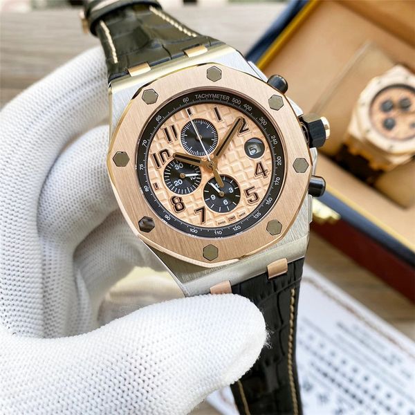 classic business watch large digital dial timing fine steel leather men's fashion watch, Slivery;golden
classic business watch large digital dial timing fine steel leather men's fashion watch, Slivery;golden