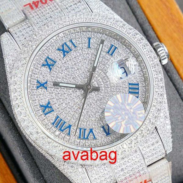 wristwatches classic watch mens full diamond watches automatic mechanical wristwatch 40mm wristwatches sapphire stainless steel strap montre, Slivery;brown
wristwatches classic watch mens full diamond watches automatic mechanical wristwatch 40mm wristwatches sapphire stainless steel strap montre, Slivery;brown