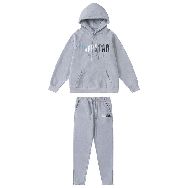 black hoodie trapstar tracksuit rainbow towel embroidery decoding hooded men and women sportswear suit jawc, Gray
black hoodie trapstar tracksuit rainbow towel embroidery decoding hooded men and women sportswear suit jawc, Gray