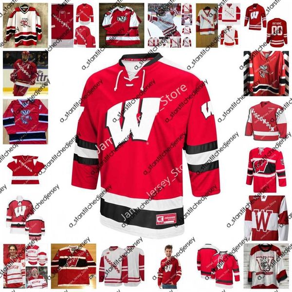 college hockey wears ncaa wisconsin badgers stitched college hockey jersey 28 shay donovan 29 ben garrity 31 cameron rowe 35 jared moe 25 do, Black
college hockey wears ncaa wisconsin badgers stitched college hockey jersey 28 shay donovan 29 ben garrity 31 cameron rowe 35 jared moe 25 do, Black
