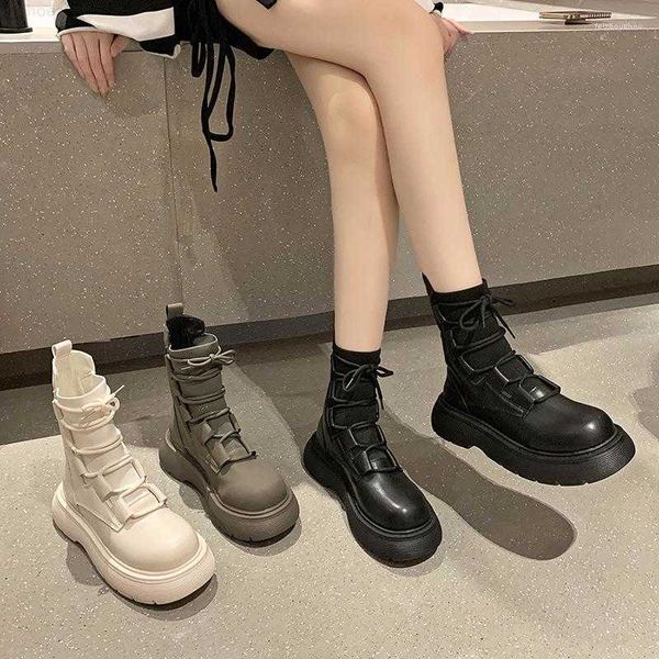 boots women 2022 round toe lace up shoes flat heel luxury designer rubber lolita ladies fashion mid calf med autumn cotton f, Black
boots women 2022 round toe lace up shoes flat heel luxury designer rubber lolita ladies fashion mid calf med autumn cotton f, Black