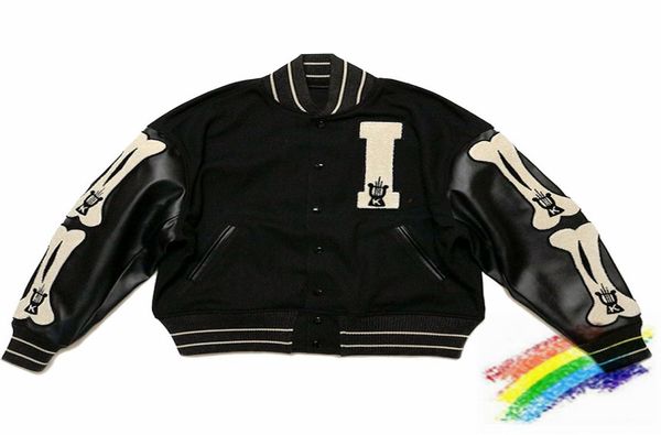 4colors baseball jacket men women 1 quality coat skin sleeve stitching embroidery jackets7388354, Black;brown
4colors baseball jacket men women 1 quality coat skin sleeve stitching embroidery jackets7388354, Black;brown