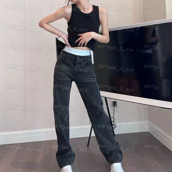 luxury womens jeans fake two piece denim pants fashion high rise webbing design jeans, Black
luxury womens jeans fake two piece denim pants fashion high rise webbing design jeans, Black