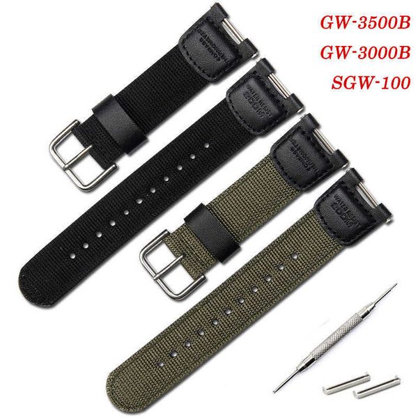 watch bands outdoor sports watch band for sgw100 nylon canvas strap gw-3500b gw3000b sgw-100 t221213, Black;brown
watch bands outdoor sports watch band for sgw100 nylon canvas strap gw-3500b gw3000b sgw-100 t221213, Black;brown