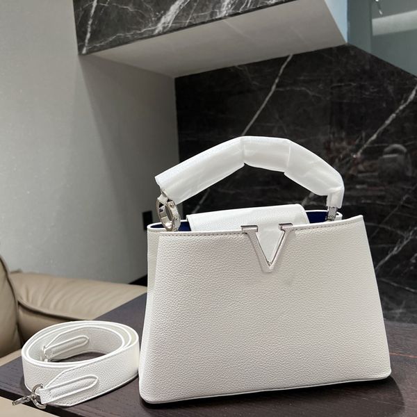 women bag white brand small handbag capucines bb designer tote bags wide strap soft genuine leather messenger purse simple temperament ladie
women bag white brand small handbag capucines bb designer tote bags wide strap soft genuine leather messenger purse simple temperament ladie