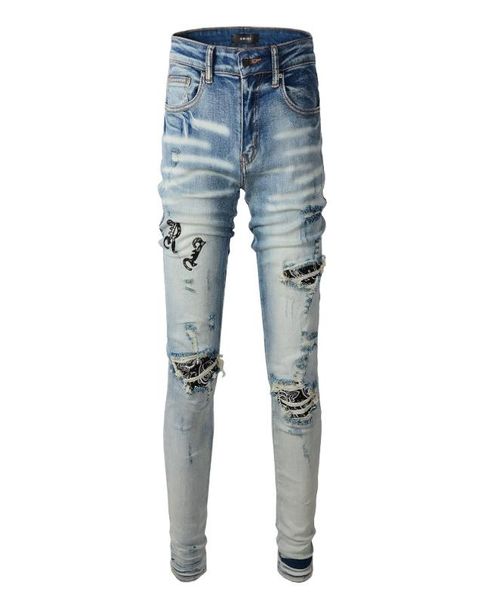 20ss mens designer jeans distressed ripped biker slim fit motorcycle denim for men s fashion jean mans pants pour homm7693122, Blue
20ss mens designer jeans distressed ripped biker slim fit motorcycle denim for men s fashion jean mans pants pour homm7693122, Blue