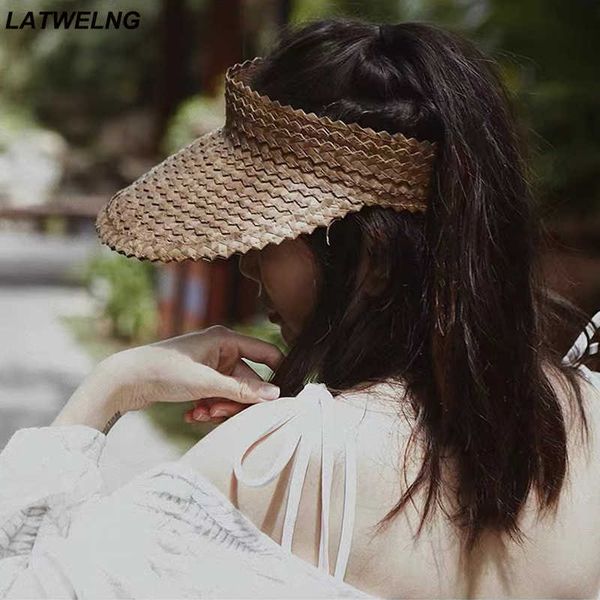 beanie/skull caps fashion dyed visor caps for women summer empty sun straw hats foldable beach hat wholesale dropshipping t221201, Blue;gray
beanie/skull caps fashion dyed visor caps for women summer empty sun straw hats foldable beach hat wholesale dropshipping t221201, Blue;gray