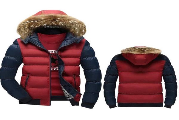 winter warm coat men casual fur hooded cotton padding parka mens brand windproof patchwork windbreaker jackets male overcoat5360123, Black
winter warm coat men casual fur hooded cotton padding parka mens brand windproof patchwork windbreaker jackets male overcoat5360123, Black