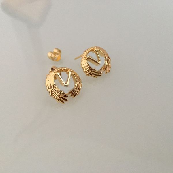 womens gold ear of wheat stud earring designer angel wing earring luxury brand letter design earrings fashion jewelry no box, Golden;silver
womens gold ear of wheat stud earring designer angel wing earring luxury brand letter design earrings fashion jewelry no box, Golden;silver