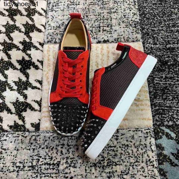 quality spikes sneakers low junior red shoes women men leisure flats luxurious designers rivets trainer kor, Black
quality spikes sneakers low junior red shoes women men leisure flats luxurious designers rivets trainer kor, Black