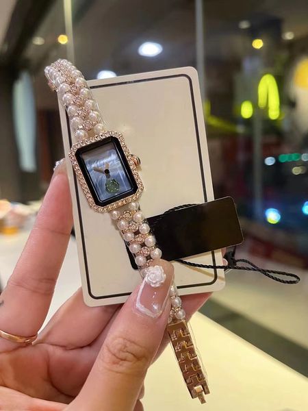 luxury high-end pearl bracelet women watch series imported japanese movement size20cm, Slivery;brown
luxury high-end pearl bracelet women watch series imported japanese movement size20cm, Slivery;brown
