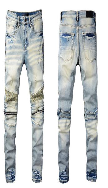 2022 european and american designers summer thin star same jeans men039s slim small straight patch hole beggar pants retro8345883, Blue
2022 european and american designers summer thin star same jeans men039s slim small straight patch hole beggar pants retro8345883, Blue