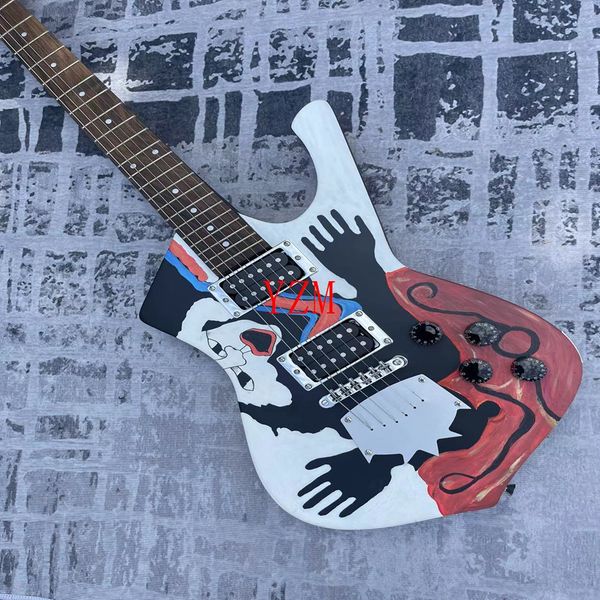 hand painted graffiti six string electric guitar rose wood fingerboard high-end pickup
hand painted graffiti six string electric guitar rose wood fingerboard high-end pickup