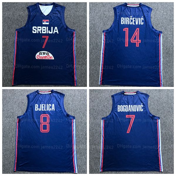 custom 7# bogdan bogdanovic serbia basketball jersey 8# nemanja bjelica 14# bircevic printed any names number size xs-4xl, Black;red
custom 7# bogdan bogdanovic serbia basketball jersey 8# nemanja bjelica 14# bircevic printed any names number size xs-4xl, Black;red