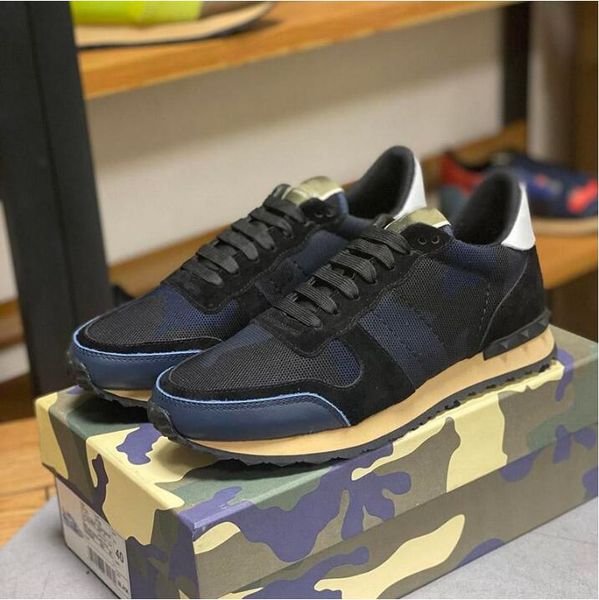 designer sandals camouflage sneaker womens mens rivet shoes studded flats mesh camo suede leather casual trainers r valentinoe''va, Black
designer sandals camouflage sneaker womens mens rivet shoes studded flats mesh camo suede leather casual trainers r valentinoe''va, Black