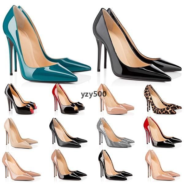 red-bottoms christians high heels womens heel 8 12cm genuine leather point toe pumps rubber wedding banquet dress shoes size 35 ebn, Black
red-bottoms christians high heels womens heel 8 12cm genuine leather point toe pumps rubber wedding banquet dress shoes size 35 ebn, Black