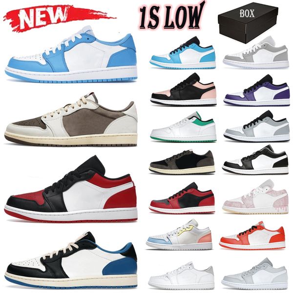 1 low 1s unc basketball shoes university blue triple black light smoke grey panda lucky green cactus hyper roya mens women sneakers with box
1 low 1s unc basketball shoes university blue triple black light smoke grey panda lucky green cactus hyper roya mens women sneakers with box