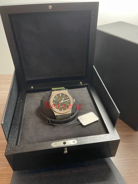 luxury wristwatch 42mm titanium case green men's automatic watch watches no box, Slivery;brown
luxury wristwatch 42mm titanium case green men's automatic watch watches no box, Slivery;brown