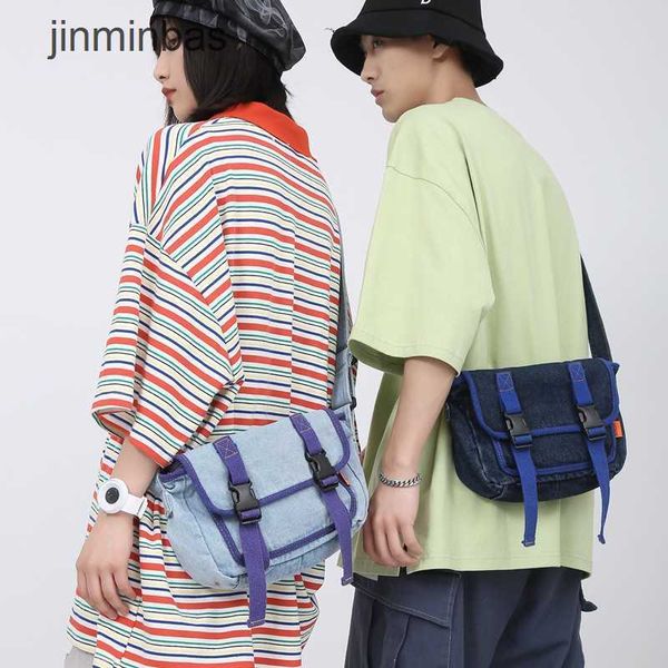 2023 design bag stores 70% wholesale and retail new washed denim men's mailman wo fashion trend single shoulder female student cross bo
2023 design bag stores 70% wholesale and retail new washed denim men's mailman wo fashion trend single shoulder female student cross bo