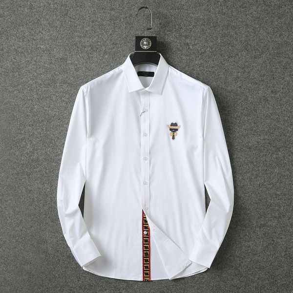 2023 designers mens dress shirts business fashion casual shirt brands men spring slim fit shirts chemises de marque pour hommes -4xl, White;black
2023 designers mens dress shirts business fashion casual shirt brands men spring slim fit shirts chemises de marque pour hommes -4xl, White;black