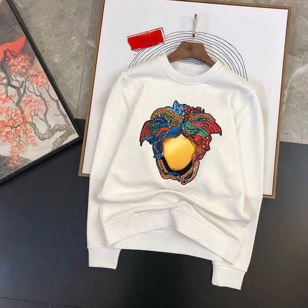 mens hoodie sweatshirt v designer sweater medusa long sleeve tshirt women neck sweater g8ey, Black
mens hoodie sweatshirt v designer sweater medusa long sleeve tshirt women neck sweater g8ey, Black