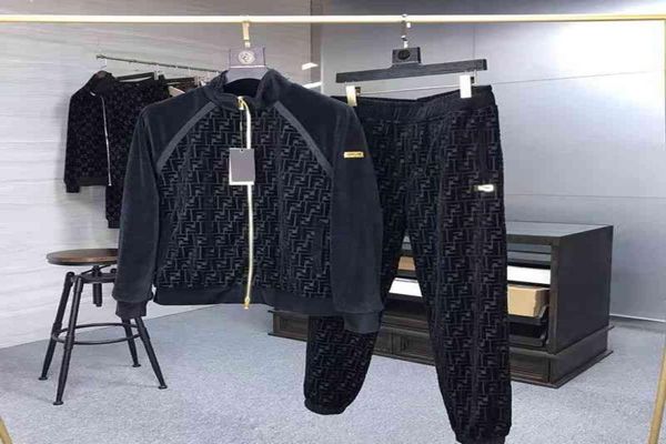 european station tide brand autumn leisure suit double jacquard leisure jacket men039s and women039s twopiece suit fashion6692506, Black;brown
european station tide brand autumn leisure suit double jacquard leisure jacket men039s and women039s twopiece suit fashion6692506, Black;brown