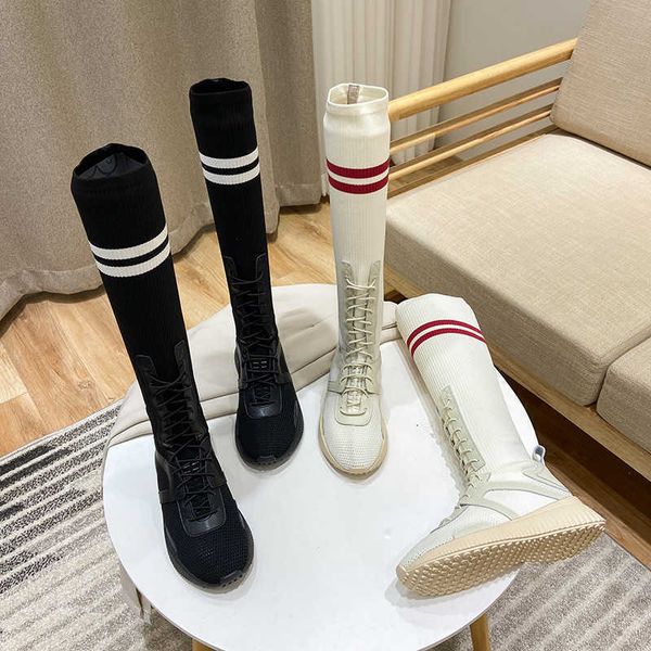 knee-high socks shoes female spring new breathable casual elastic inside high socks boots 221223, Black
knee-high socks shoes female spring new breathable casual elastic inside high socks boots 221223, Black