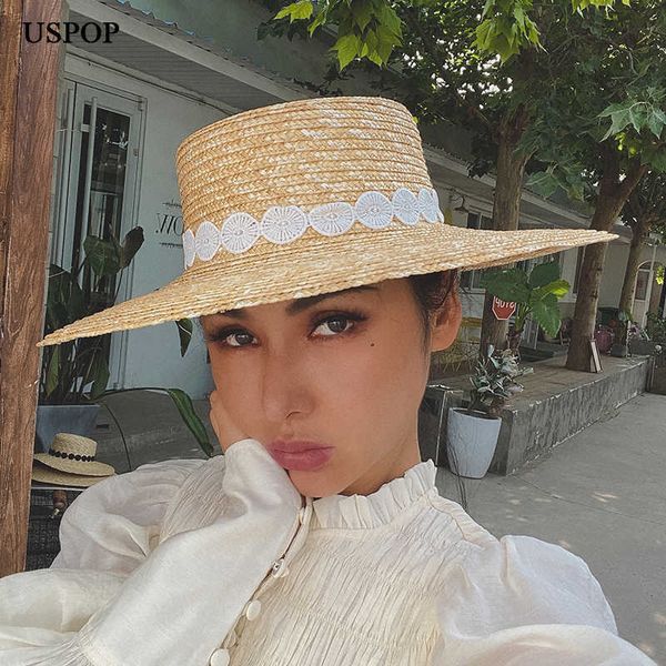beanie/skull caps uspop women sun hat female natural wheat straw hat wide brim beach hat summer sunshade t221201, Blue;gray
beanie/skull caps uspop women sun hat female natural wheat straw hat wide brim beach hat summer sunshade t221201, Blue;gray