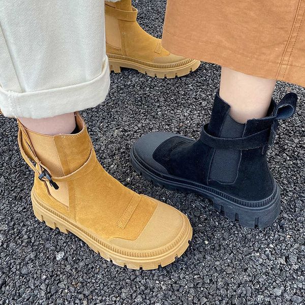 boot 's spring and autumn new heavy soled motorcycle women shoes black boots 221213
boot 's spring and autumn new heavy soled motorcycle women shoes black boots 221213