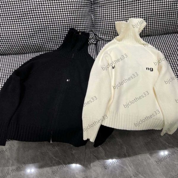 womens sweater front letter print open zipper high neck knitted cardigan screw thread cuff long sleeves thick warm knitwear women clothing 2, White;black
womens sweater front letter print open zipper high neck knitted cardigan screw thread cuff long sleeves thick warm knitwear women clothing 2, White;black