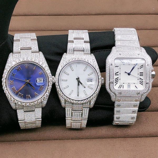 p15 luxury mens watches 4130 movement iced watches for men 3255 montre de luxe watch mosang stone moissanite diamond watchs wristwatch mecha, Slivery;brown
p15 luxury mens watches 4130 movement iced watches for men 3255 montre de luxe watch mosang stone moissanite diamond watchs wristwatch mecha, Slivery;brown