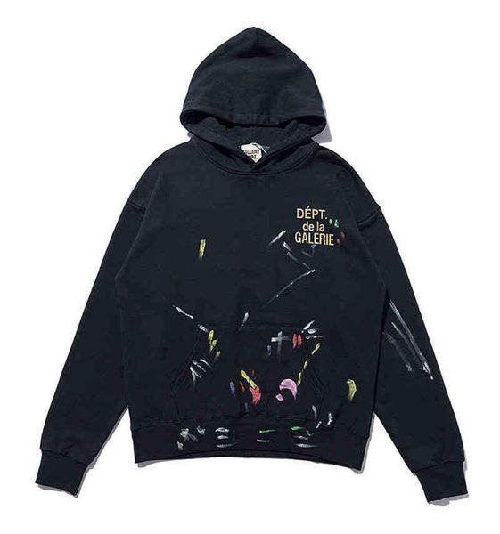 galery dept splash graffiti paint wash high street fog retro loose sweater 21xx american style md5951951, Black
galery dept splash graffiti paint wash high street fog retro loose sweater 21xx american style md5951951, Black