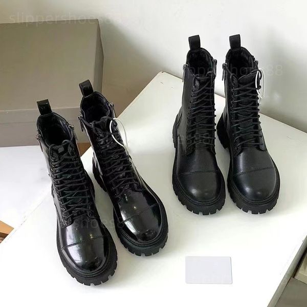 designer shoes paris boots chunky combat boot women patent matte calfskin leather eyelets lace up zip ankle short martin shoes round toe bal, Black
designer shoes paris boots chunky combat boot women patent matte calfskin leather eyelets lace up zip ankle short martin shoes round toe bal, Black
