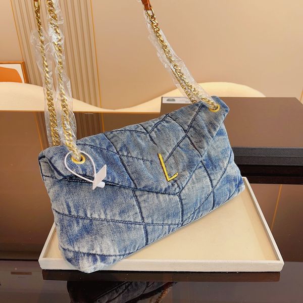 womens designer denim puffer jumbo bags washed blue v-stitch silver gold chain crossbody shoulder large capacity outdoor saoche vintage casu
womens designer denim puffer jumbo bags washed blue v-stitch silver gold chain crossbody shoulder large capacity outdoor saoche vintage casu