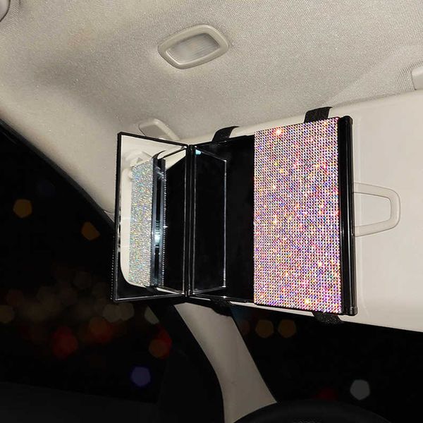 interior decorations rhinestone bling crystal compact mirror car shade board makeup mirror auto car seat back mirror women girls t221215
interior decorations rhinestone bling crystal compact mirror car shade board makeup mirror auto car seat back mirror women girls t221215