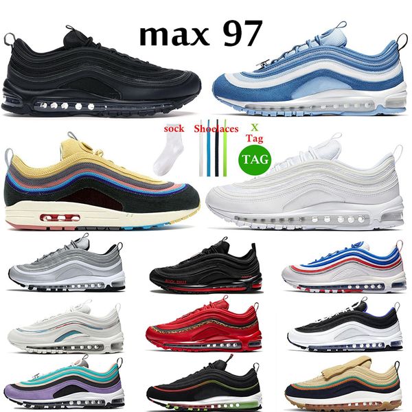 running shoes max 97 triple black white sean jesus mschf metallic gold have a day bright citron outdoor sports sneakers mens womens trainers
running shoes max 97 triple black white sean jesus mschf metallic gold have a day bright citron outdoor sports sneakers mens womens trainers