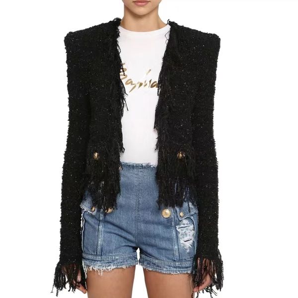 balm women's brand jacket new women's 2023 spring jacket fashion letter logo tassel metal buckle coat cardigan designer high-grade, Black;brown
balm women's brand jacket new women's 2023 spring jacket fashion letter logo tassel metal buckle coat cardigan designer high-grade, Black;brown