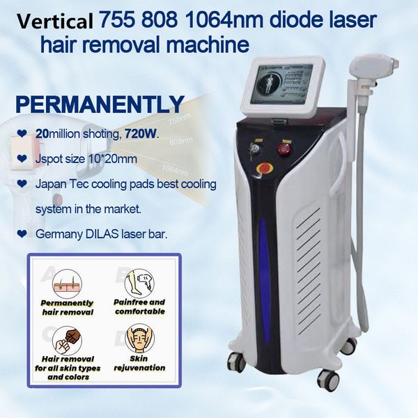 professional 755 1064 808nm diode laser hair removal machine 808nm painless effetctive 3 wavelength la-ser beauty equipment salon use, Black
professional 755 1064 808nm diode laser hair removal machine 808nm painless effetctive 3 wavelength la-ser beauty equipment salon use, Black