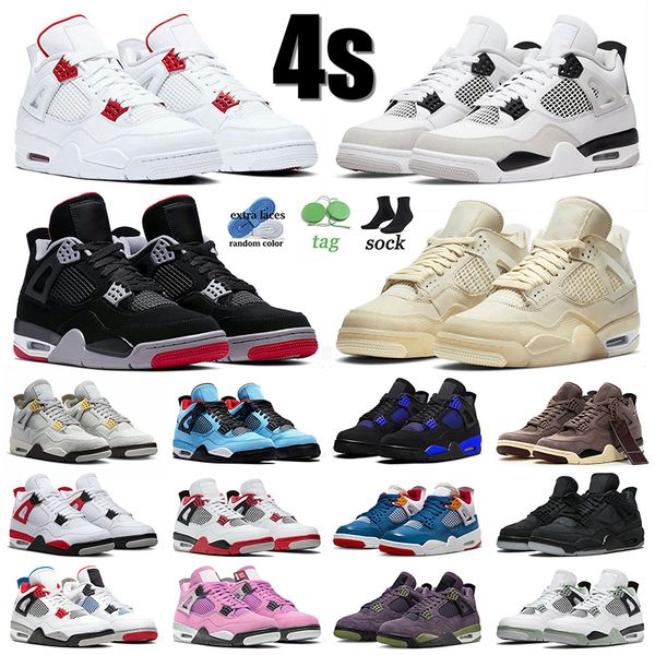 jumpman 4 4s basketball shoes og trainers mens women red metallic military black bred sail pn dust ts blue thunder violet ore red cement can, White;red
jumpman 4 4s basketball shoes og trainers mens women red metallic military black bred sail pn dust ts blue thunder violet ore red cement can, White;red