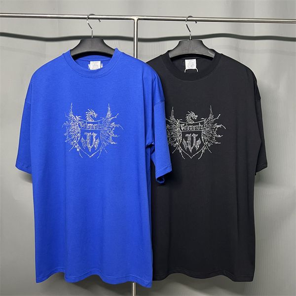 men's t-shirts 22ss pterosaur totem diamond logo letter loose round neck short sleeve couple cotton simple tee black blue, White;black 
men's t-shirts 22ss pterosaur totem diamond logo letter loose round neck short sleeve couple cotton simple tee black blue, White;black