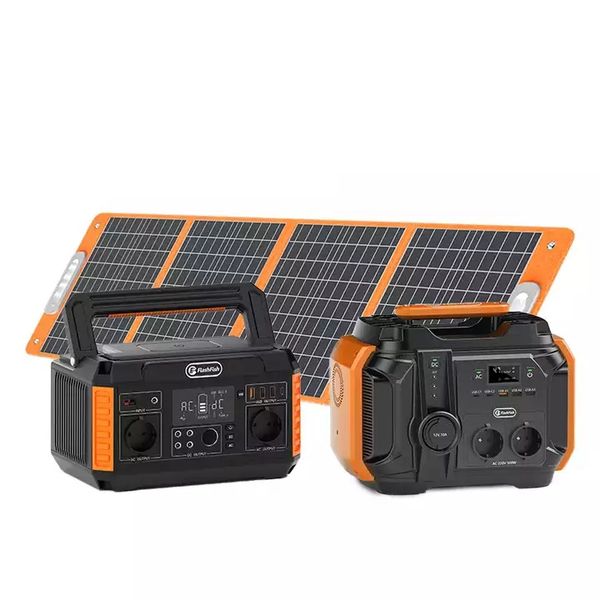 charging battery 500 watt solar generator banks supply 500w portable power station for outdoor