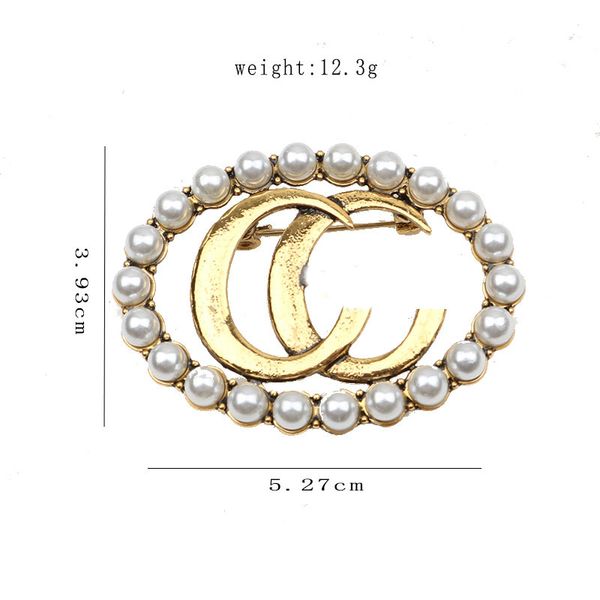luxury brand designer letters g pins brooches famous women gold silver crysatl pearl rhinestone cape buckle brooch suit pin wedding party je, Gray
luxury brand designer letters g pins brooches famous women gold silver crysatl pearl rhinestone cape buckle brooch suit pin wedding party je, Gray