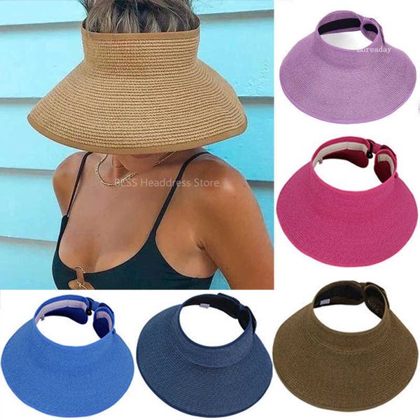 beanie/skull caps 2022 new women summer visors hat foldable sun hat wide large brim beach hat straw hats chapeau femme beach uv protection c, Blue;gray
beanie/skull caps 2022 new women summer visors hat foldable sun hat wide large brim beach hat straw hats chapeau femme beach uv protection c, Blue;gray